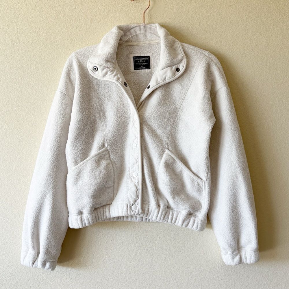 Abercrombie And Fitch Fleece Button Jacket - image 1